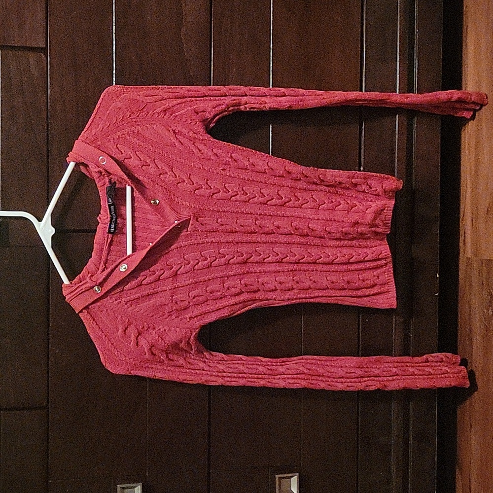 Misdemeanor sweater burnt orange color size small juniors